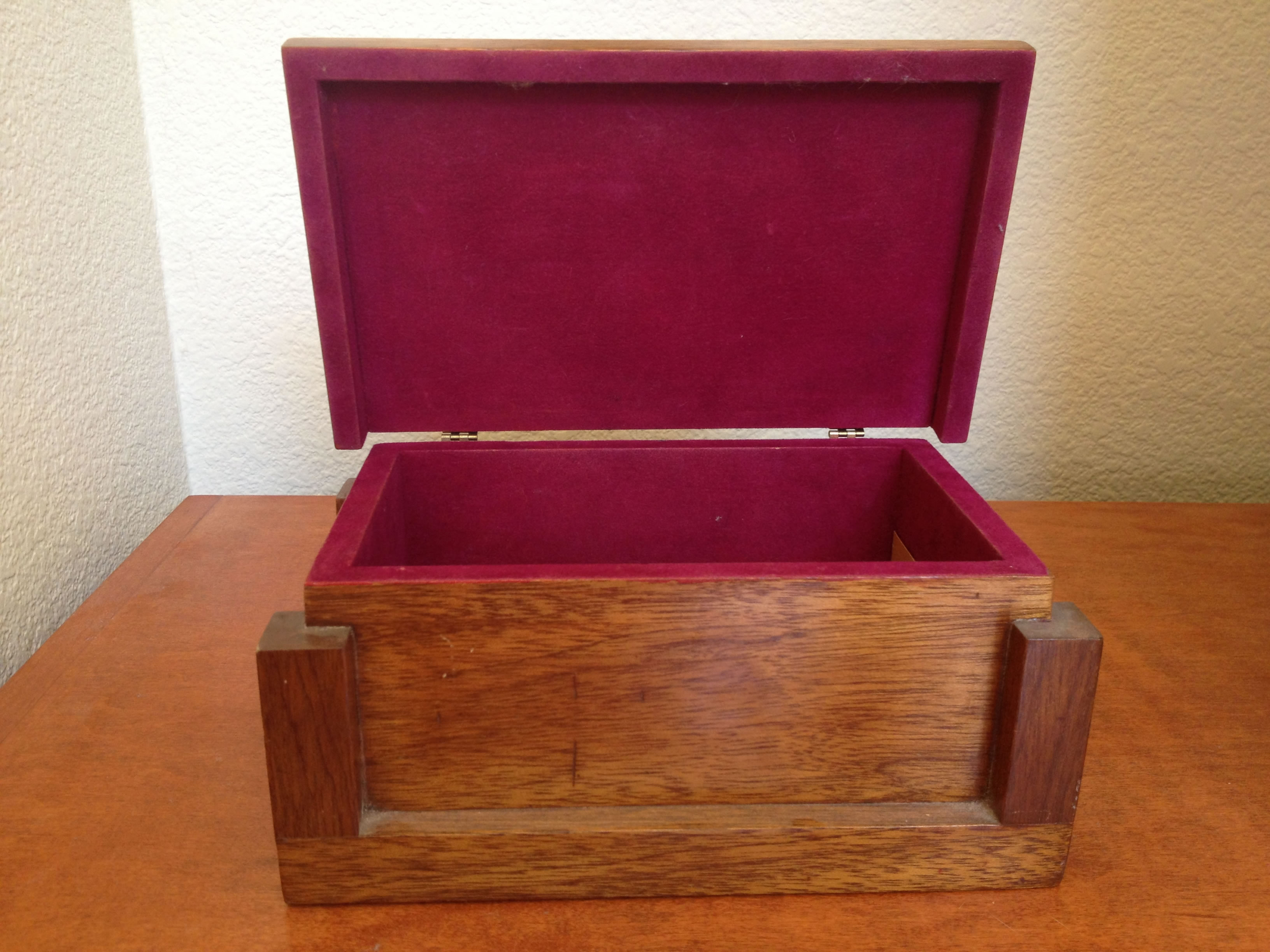 Mahogany Jewelry Box